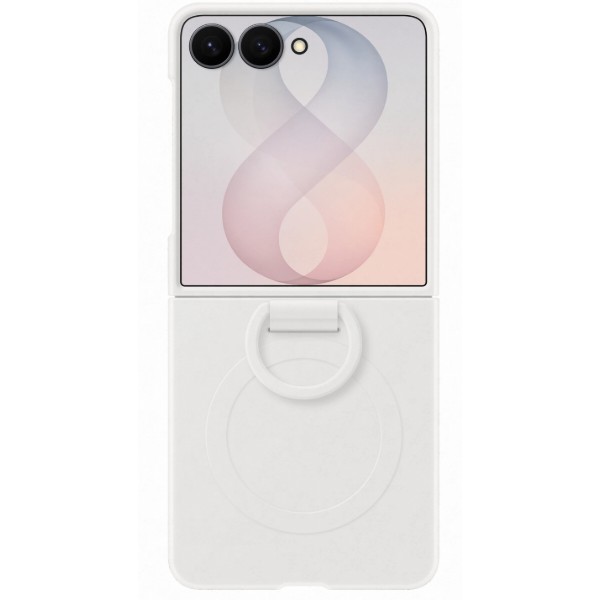 Фото - Чехол для смартфона Samsung Silicone Ring Magnet Flip 8 White (EF-EF776CWEGUA)