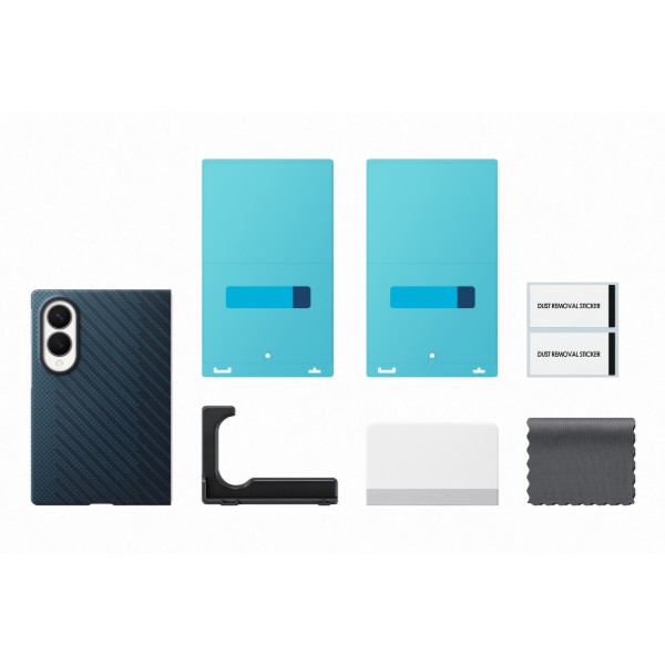 Фото - Чохол для смартфону Samsung Carbon Magnet Case Fold 8 Ultra Dark Blue (EF-KF971SNEGUA)