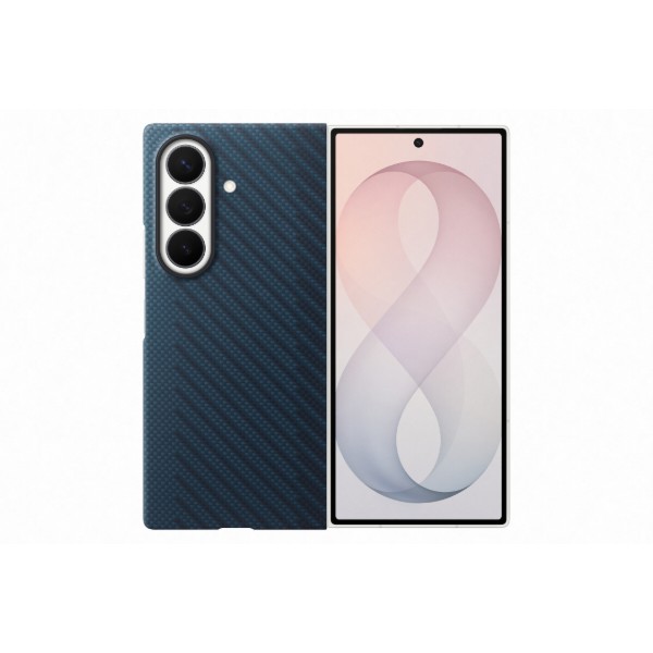 Фото - Чохол для смартфону Samsung Carbon Magnet Case Fold 8 Dark Blue (EF-KF976SNEGUA)