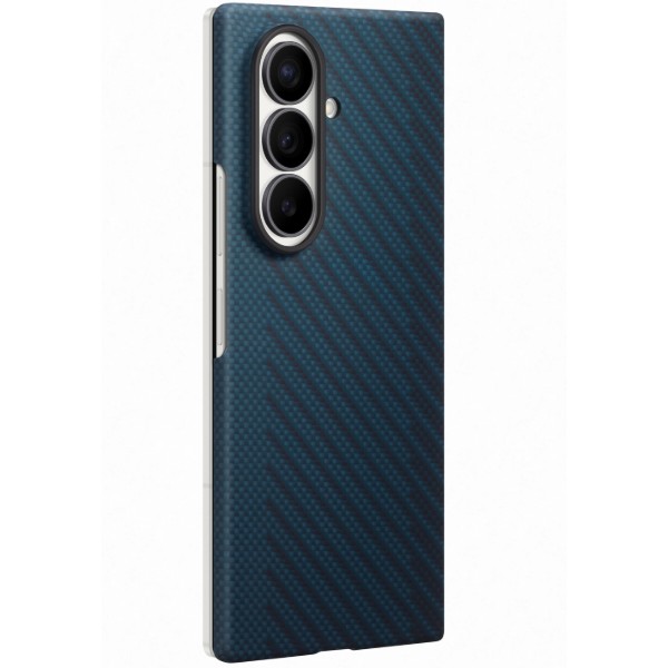 Фото - Чохол для смартфону Samsung Carbon Magnet Case Fold 8 Dark Blue (EF-KF976SNEGUA)