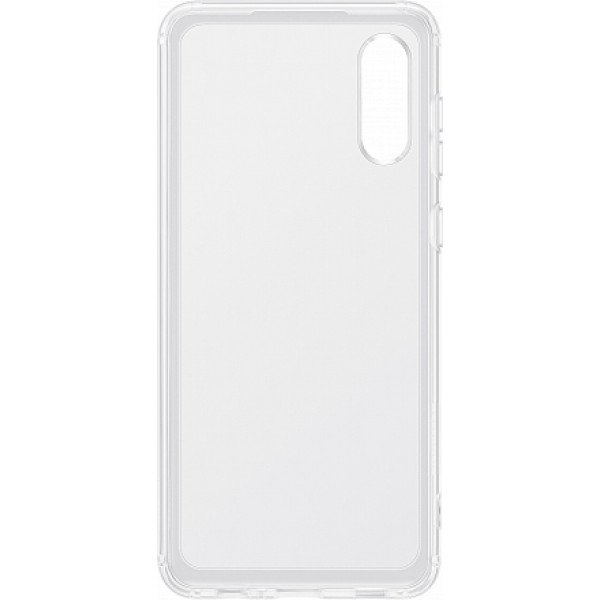 Фото - Уцінка - Чохол для смартфону Samsung Soft Clear Cover Samsung Galaxy A02 Transparent (EF-QA022TTEGRU) #