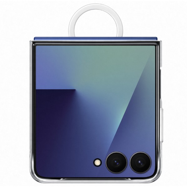 Фото - Чехол для смартфона Samsung Ring Case Clear Flip 7 Transparent (EF-QF766CTEGUA)
