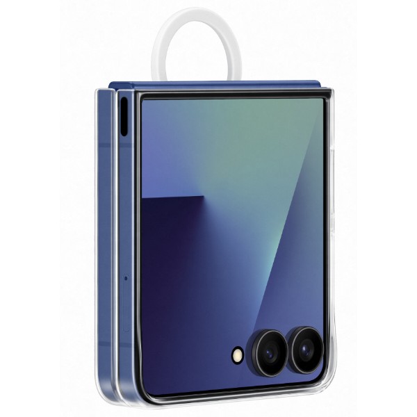 Фото - Чехол для смартфона Samsung Ring Case Clear Flip 7 Transparent (EF-QF766CTEGUA)