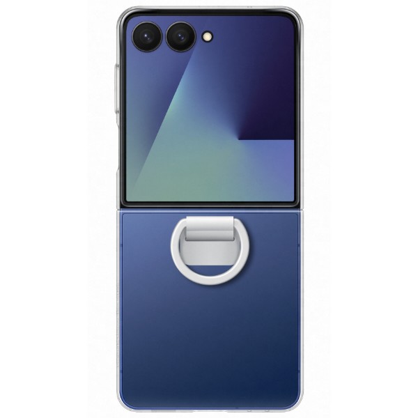 Фото - Чехол для смартфона Samsung Ring Case Clear Flip 7 Transparent (EF-QF766CTEGUA)
