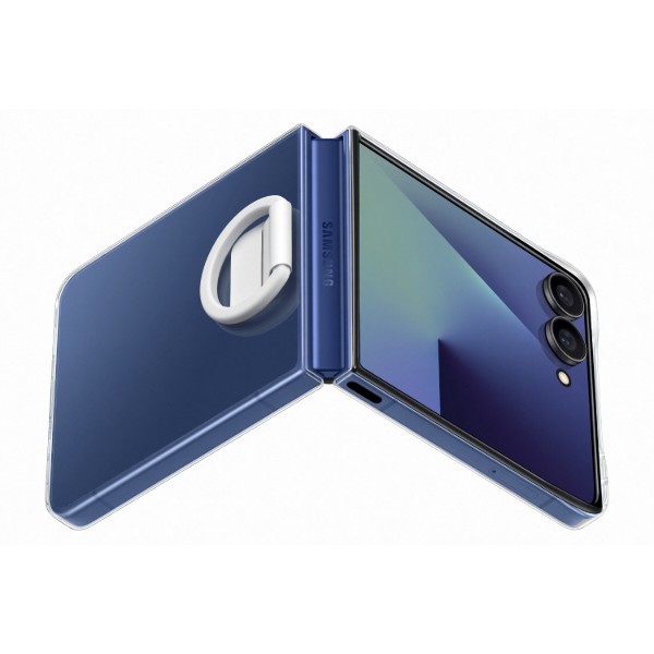 Фото - Чехол для смартфона Samsung Ring Case Clear Flip 7 Transparent (EF-QF766CTEGUA)