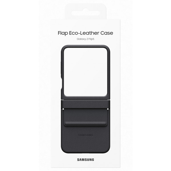 Фото - Чохол для смартфону Samsung Flap ECO-Leather Case Galaxy Flip 5 Black (EF-VF731PBEGUA)