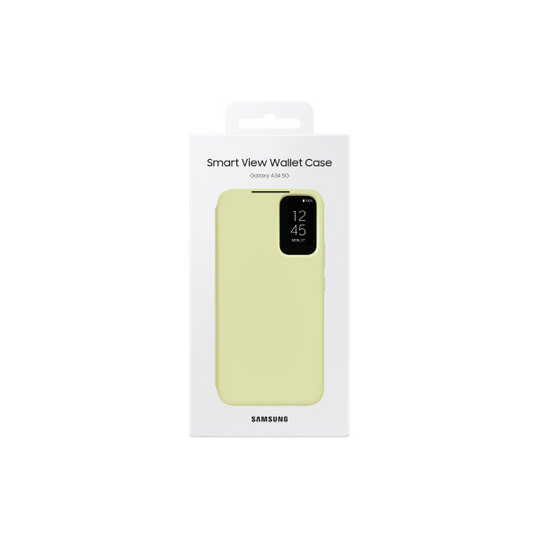 Фото - Чохол для смартфону Samsung Smart View Wallet Case Samsung A34 Lime (EF-ZA346CGEGRU)