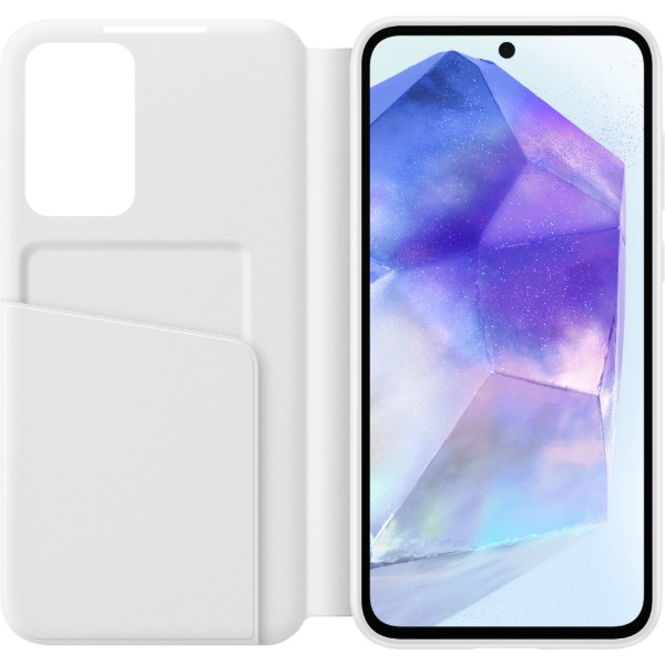 Фото - Чохол для смартфону Samsung Smart View Wallet Case A55 White (EF-ZA556CWEGWW)