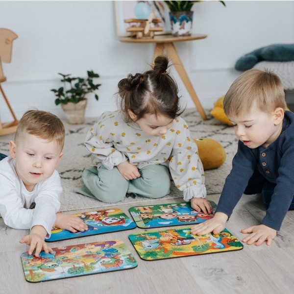 Фото - Пазли (3-4 роки) Trefl Знайомство з родиною Трефликів 24 ел. (20263)