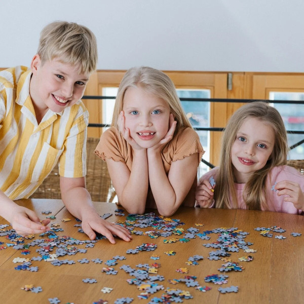 Фото - Пазлы (5-7 лет) Trefl Искусство из бумаги: игра в луже 160 эл. (40055)