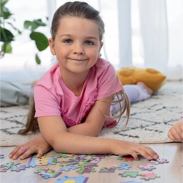 Фото - Пазлы (5-7 лет) Trefl "Проведи день с Базей" / Семья Бази (100 элм.) (16453)