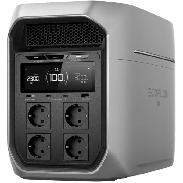 Фото - Зарядна станція універсальна EcoFlow DELTA 3 Max Plus (3000 Вт, 2048 Вт/год)