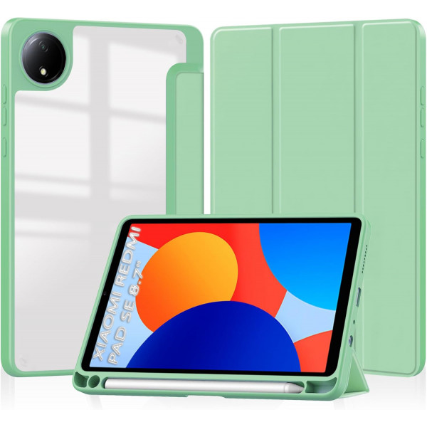 Фото - Чохол для планшета BeCover Soft Edge TPU з кріпленням для стілусу for Xiaomi Redmi Pad SE 8.7'' Green (712567)