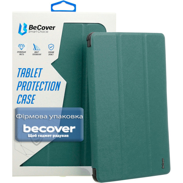 Фото - Чехол для планшета BeCover Smart Case for Samsung Galaxy Tab A11 SM-X133/X135 8.7" Dark Green (713968)