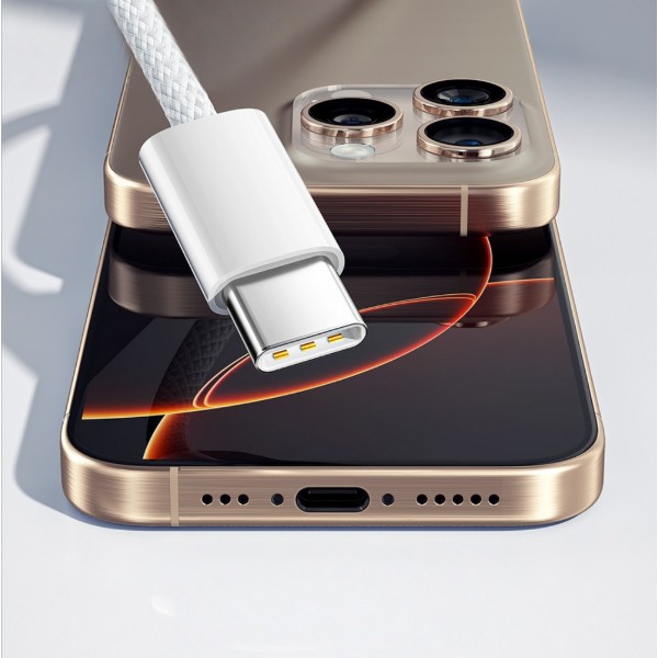 Фото - Мережевий зарядний пристрій Essager Vanjane Travel Phone Charger Set PD20W with C-C 60W data cable (EFJB02-JSTT2-T)