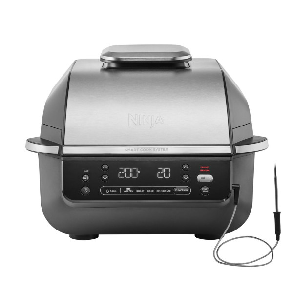 Фото - Гриль-барбекю електричний Ninja Foodi Air Grill & Air Fryer з Сooking probe (EG351EU)