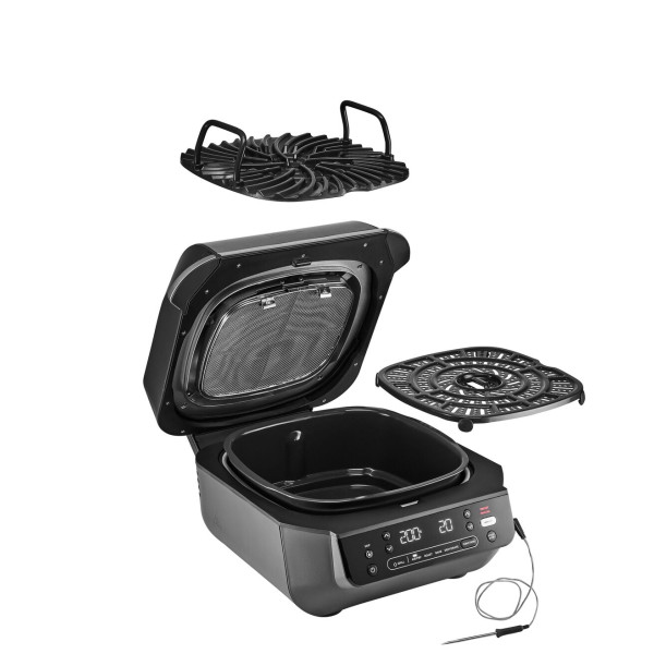 Фото - Гриль-барбекю електричний Ninja Foodi Air Grill & Air Fryer з Сooking probe (EG351EU)