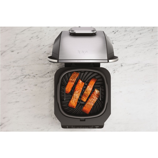 Фото - Гриль-барбекю електричний Ninja Foodi Air Grill & Air Fryer з Сooking probe (EG351EU)