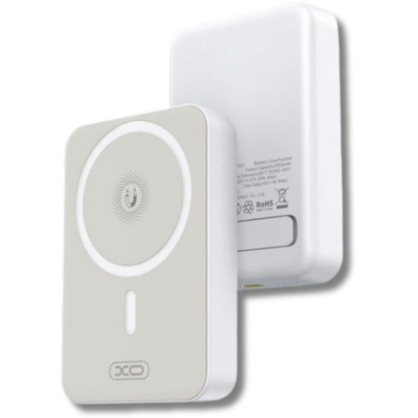 Фото - Батарея мобильная XO PR231 Magnetic MagSafe 15W + PD20W 10000 mAh White