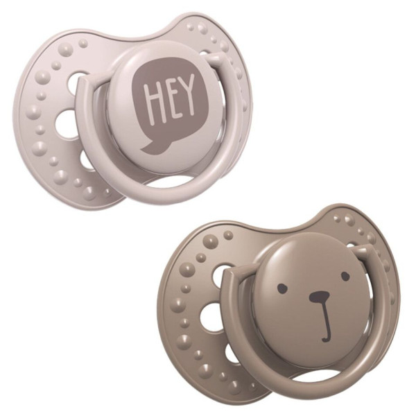 Фото - Симетрична пустушка Lovi 6-18 міс 2 шт. Hey Girl (22/887girl)