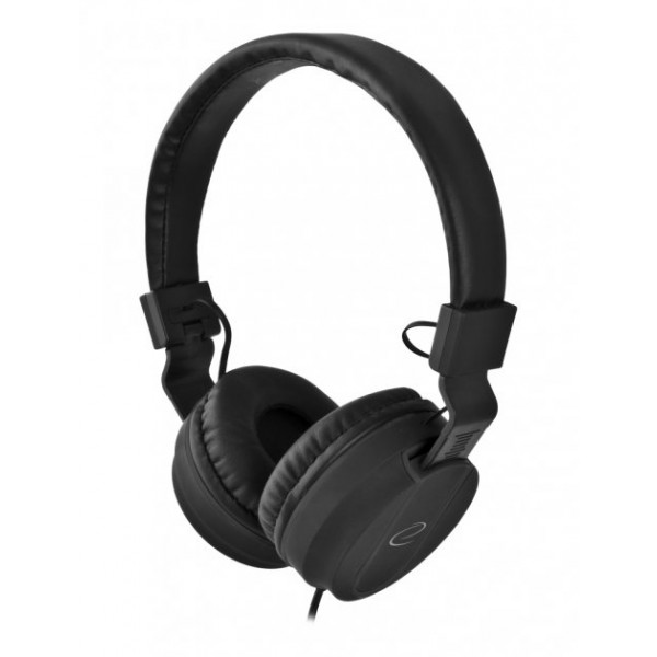 Фото - Наушники полноразмерные проводные Esperanza Bongo Black (EH212K)