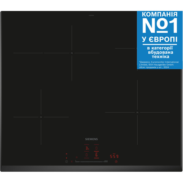 Фото - Варочная панель электрическая Siemens EH65KHFB1E