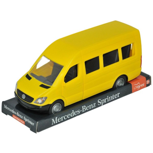 Фото - Колекційна спецтехніка Tigres Mercedes-Benz Sprinter пасажирський Жовтий (39716)
