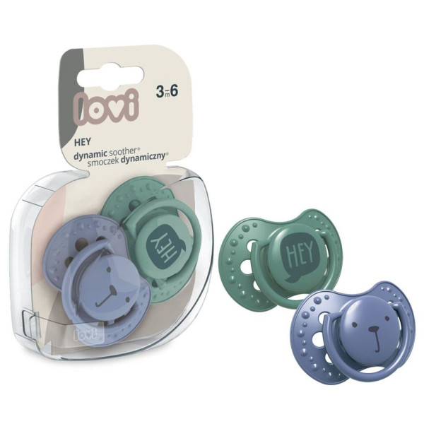 Фото - Симетрична пустушка Lovi 3-6 міс 2 шт. Hey Boy (22/886boy) Фото - Симетрична пустушка Lovi 3-6 міс 2 шт. Hey Boy (22/886boy)