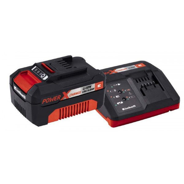 Фото - Аккумулятор для электроинструментов Einhell 18V 4.0 Ah PXC Starter Kit + ЗУ (4512042)