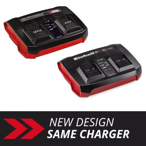 Фото - З/П до акумуляторної батареї для електроінструментів Einhell Power X-Twincharger 2x18В (4512161)