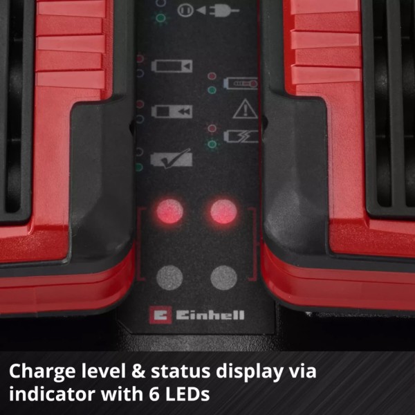 Фото - З/П до акумуляторної батареї для електроінструментів Einhell Power X-Twincharger 2x18В (4512161)
