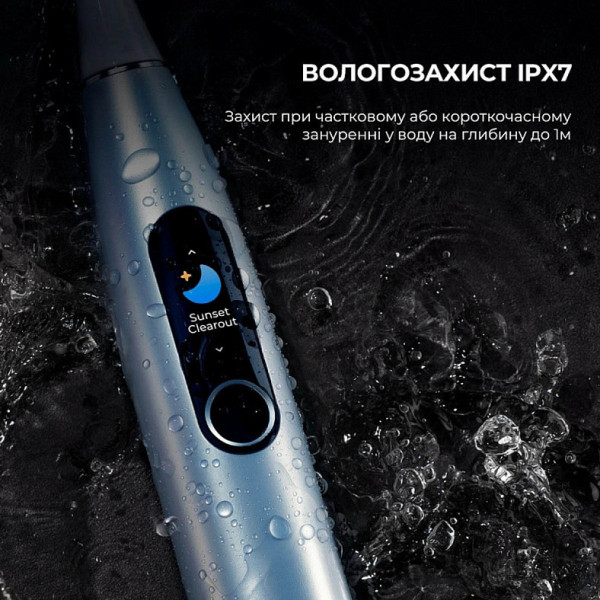 Фото - Зубная щетка электрическая Oclean X Plus Pro Digital Silver (6970810556179)