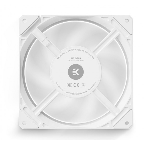 Фото - Корпусный вентилятор EKWB EK-Loop Fan FPT 140 D-RGB - White (3831109898055)