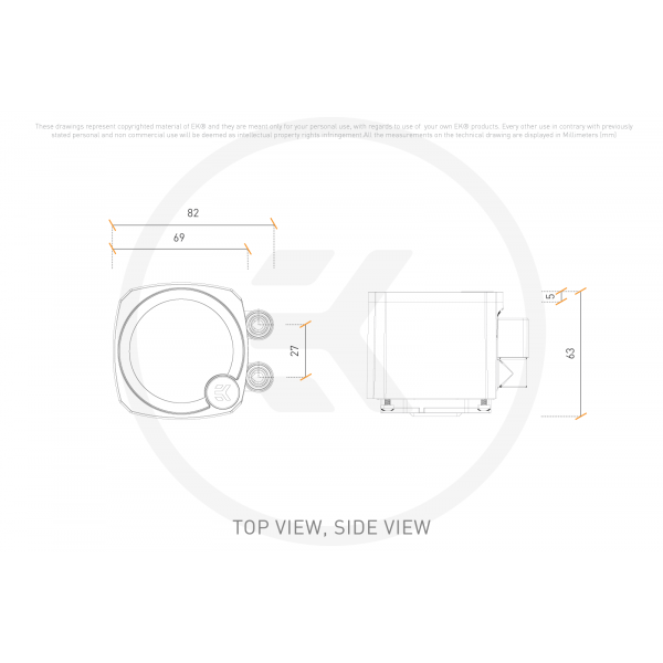Фото - Водяная система охлаждения EKWB EK-Nucleus AIO CR360 Direct Die D-RGB - LGA1700 (3831109908334)