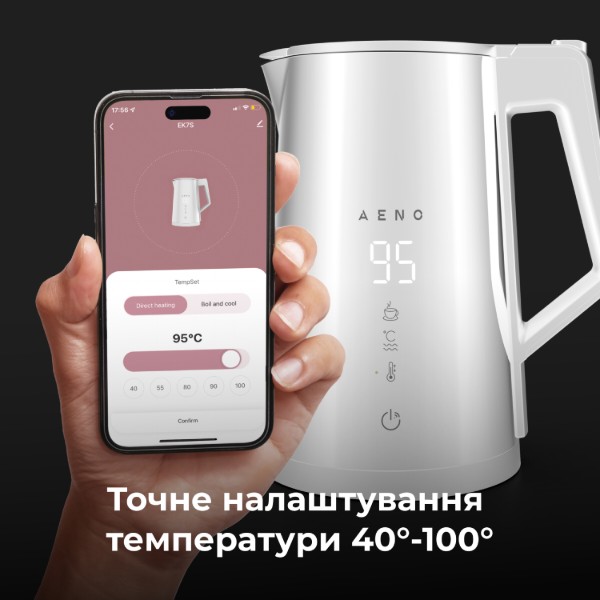 Фото - Електричний чайник AENO EK8S (AEK0008S)