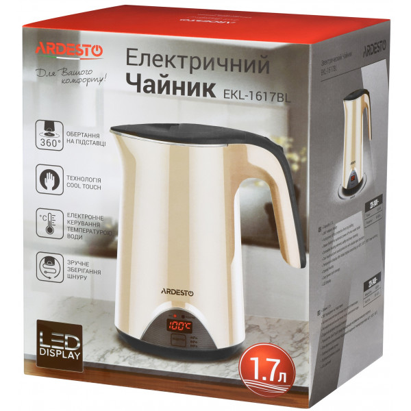 Фото - Електричний чайник Ardesto EKL-1617BL