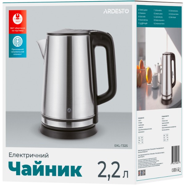 Фото - Електричний чайник ARDESTO EKL-T32S