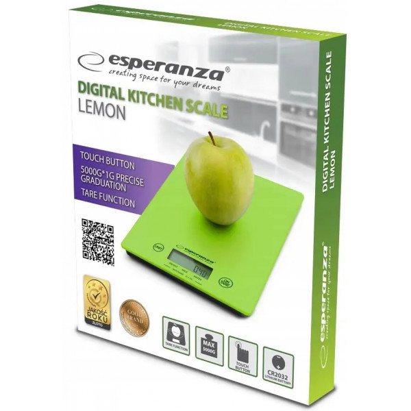 Фото - Весы кухонные Esperanza Scales EKS002G Green