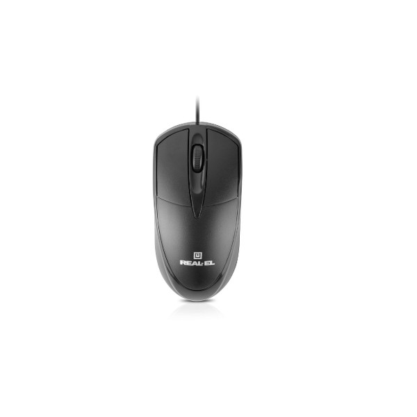 Фото - Клавиатура+мышь REAL-EL Kit-507 Black (EL123100055)