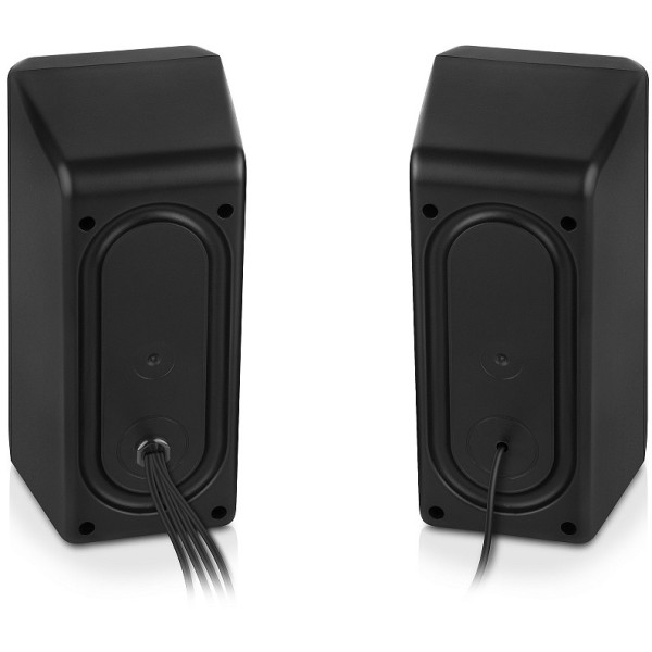 Фото - Компьютерная акустика компактная 2.0 REAL-EL S-107 Black (EL121100017)