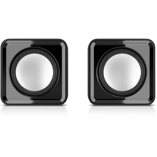 Фото - Комп'ютерна акустика компактна 2.0 REAL-EL S-10 Black (EL121100020)