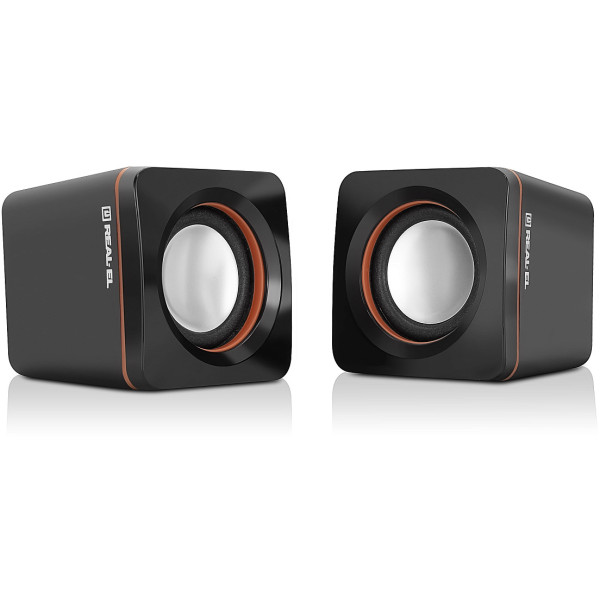 Фото - Комп'ютерна акустика компактна 2.0 REAL-EL S-13 Black (EL121100021)
