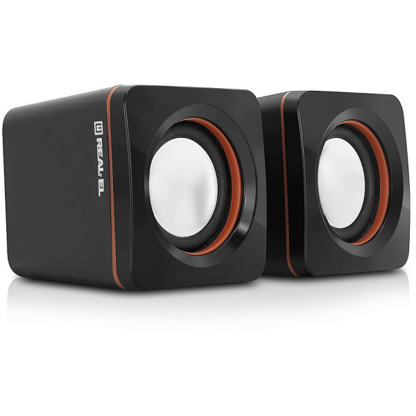 Фото - Комп'ютерна акустика компактна 2.0 REAL-EL S-13 Black (EL121100021)