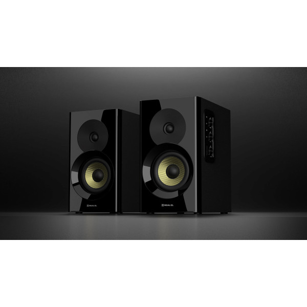 Фото - Комп'ютерна акустика звичайна 2.0 REAL-EL S-470 Black (EL121200018)