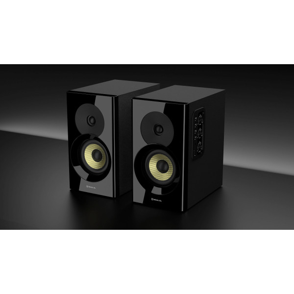 Фото - Комп'ютерна акустика звичайна 2.0 REAL-EL S-470 Black (EL121200018)