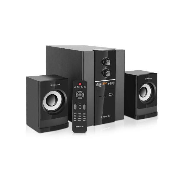 Фото - Комп'ютерна акустика 2.1 REAL-EL M-355 Black (EL121300015)