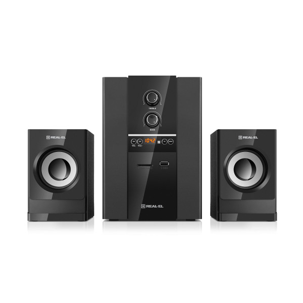 Фото - Комп'ютерна акустика 2.1 REAL-EL M-355 Black (EL121300015)