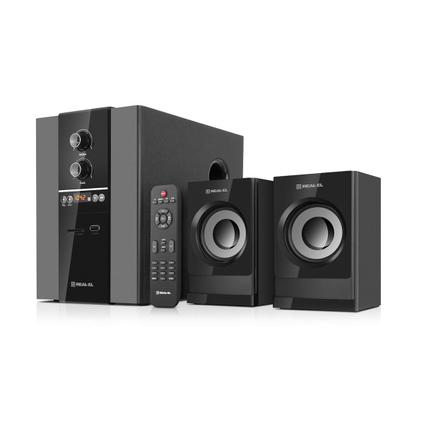 Фото - Комп'ютерна акустика 2.1 REAL-EL M-355 Black (EL121300015)
