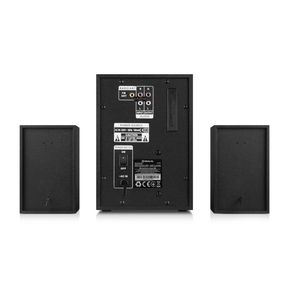Фото - Комп'ютерна акустика 2.1 REAL-EL M-355 Black (EL121300015)