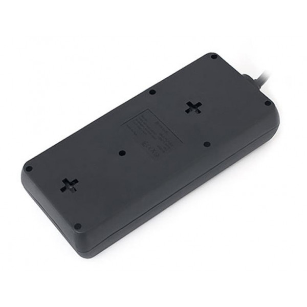 Фото - Уцінка - Мережевий фільтр REAL-EL RS-8 Protect 3.0m Black (EL122300022)